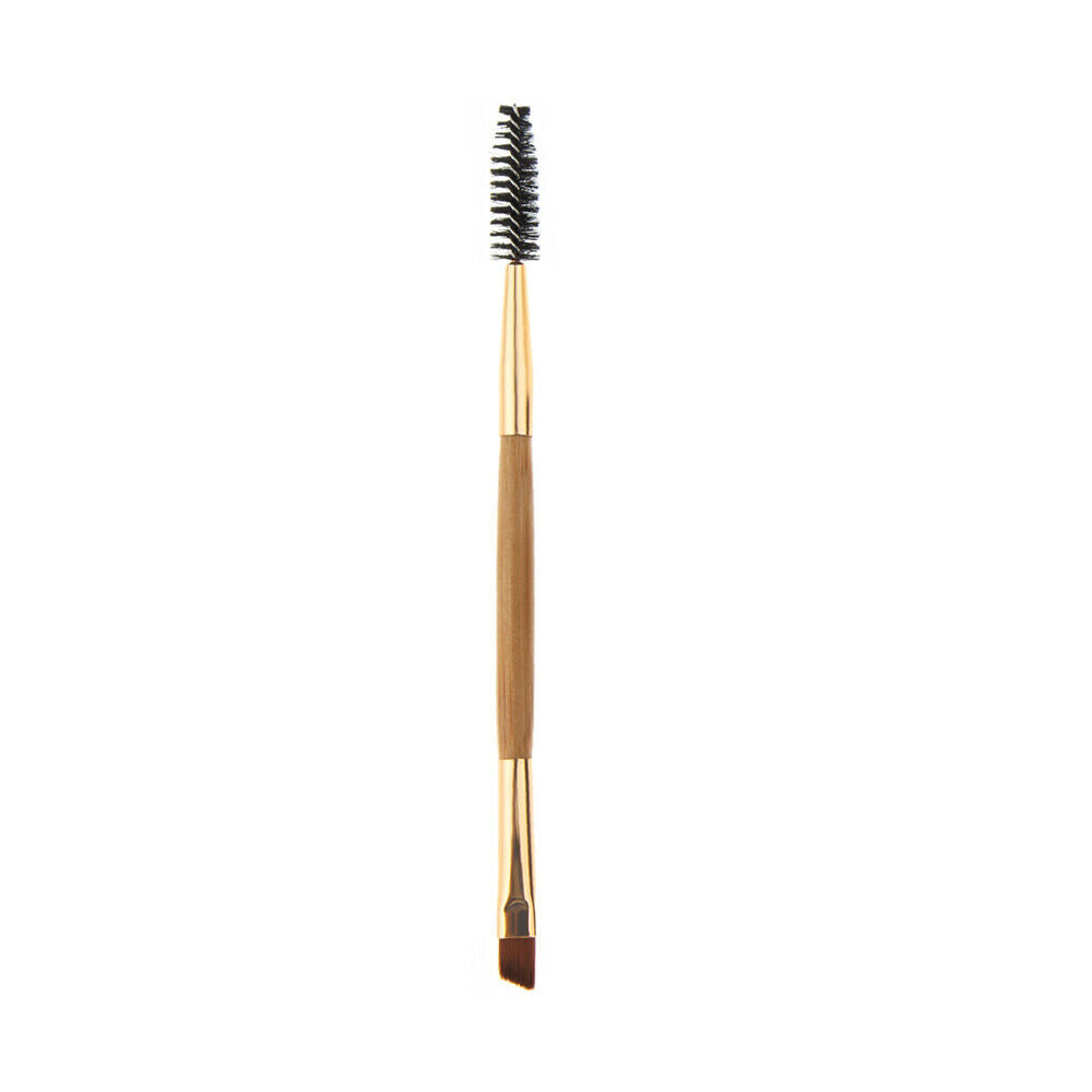 Double-end Eye Brow Grooming Brush Slant Angled Eyelash Mascara Applicator