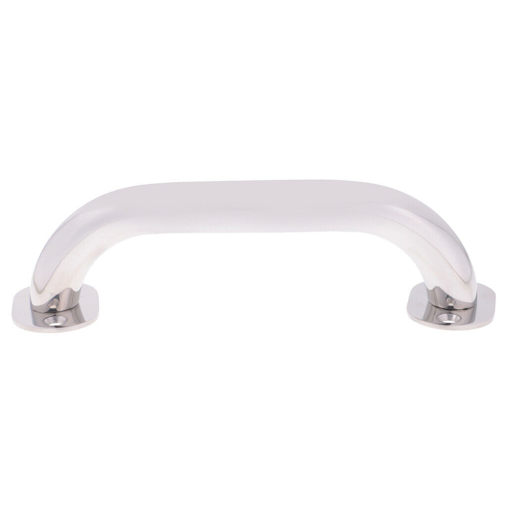 Marine Stainless Steel Polished Boat Round Handrail 9" Grab Handle Yacht RV