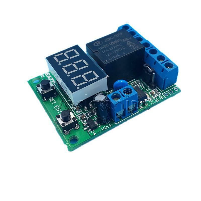 DC 12V Counting Cycle Timer Control Delay Relay Module Voltage Detection