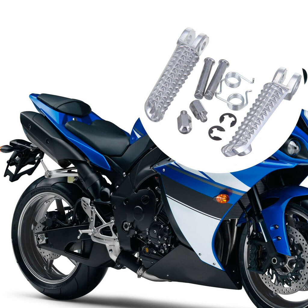 Front Footrests Foot Pegs YAMAHA YZF R1 YZF-R1 1998-2014 YZF R6S 2003-2008