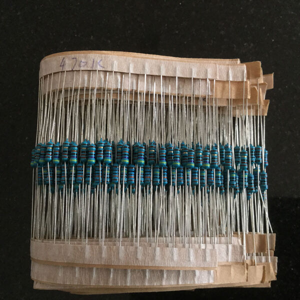 200pcs 20 Values 1/4W 0.25W Metal Film Resistor Assortment Assorted Kit For DIY