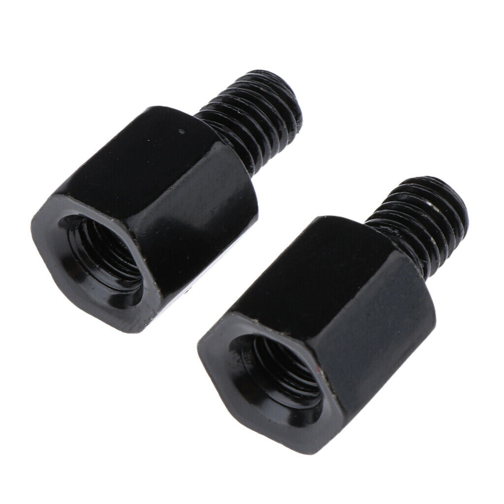 Scooter Motorcycle Rearview Mirror Side Mirror Left 8mm Right 8mm Adapter