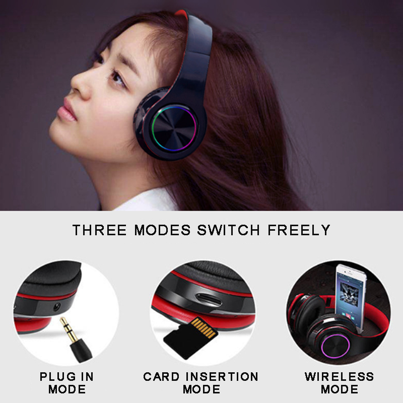 B39 Wireless Headphone Headset Noise Cancel Head-mounted Subwoofer Stereo Mic