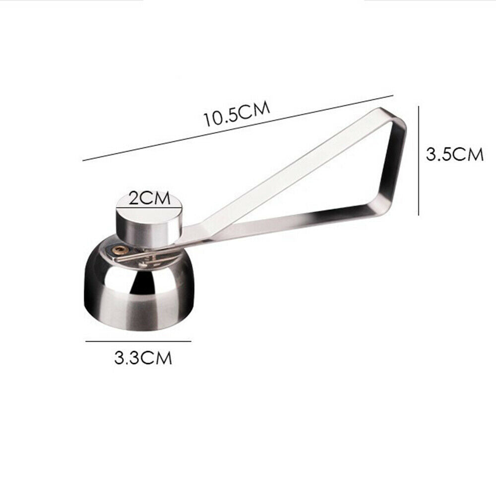 Egg Topper Scissors Cutter Shell Opener Boiled Raw Egg Open Tool Metal 3.3cm L