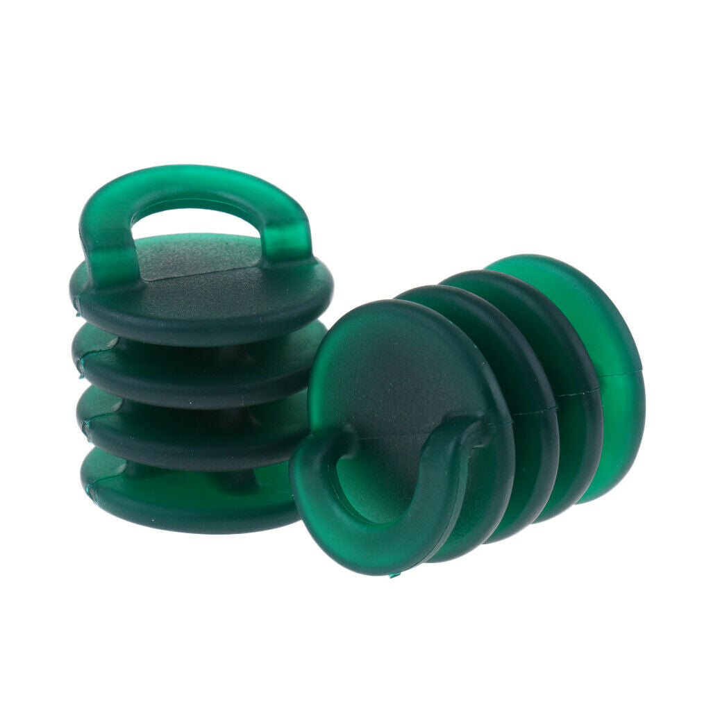 2X 2 Pieces Kayak Boat Canoe Scupper Stoppers Drain Holes Plugs Small Green