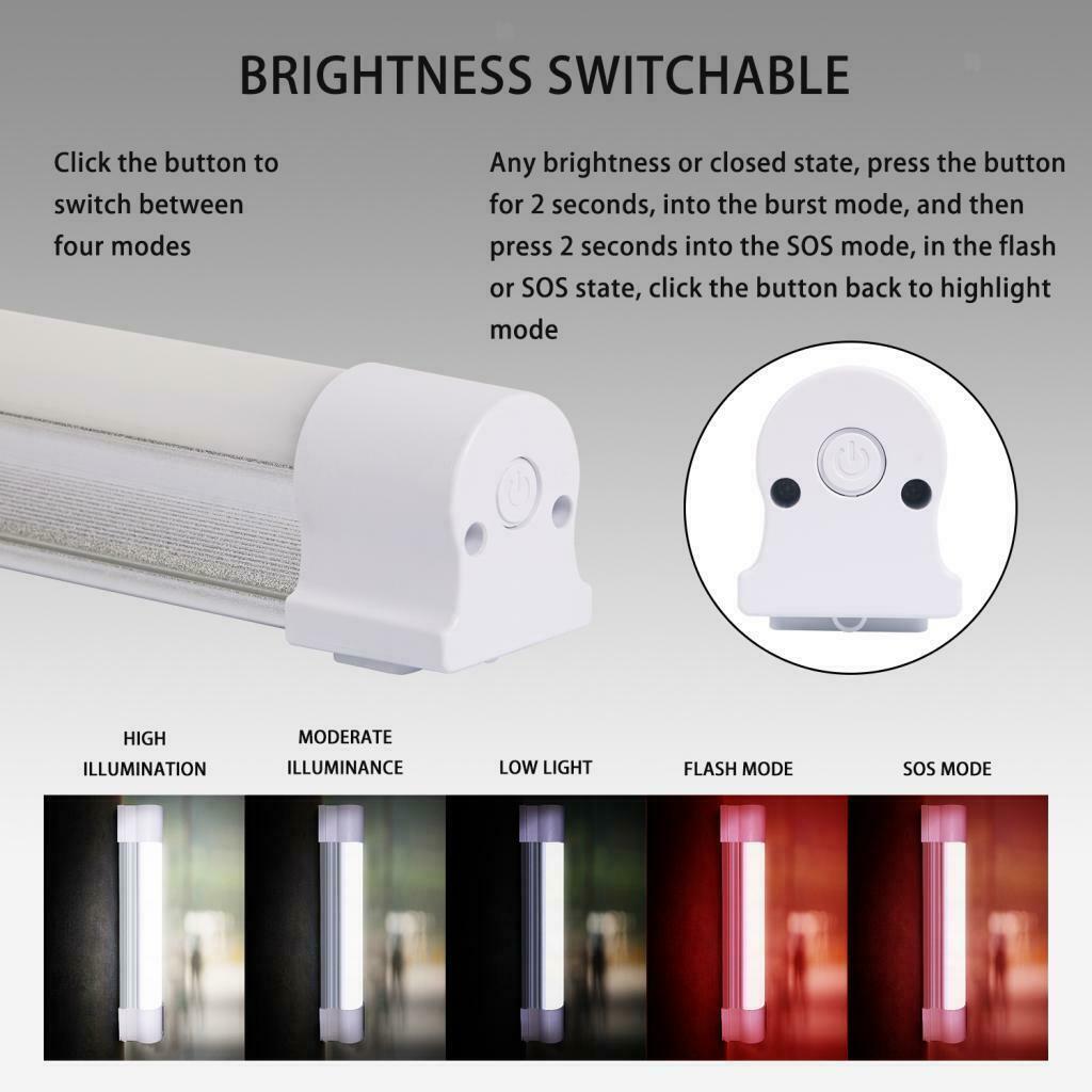 LED Emergency Light Warm White White USB Rechargeable