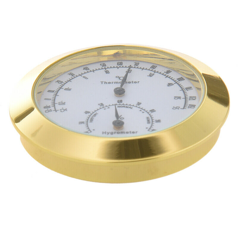 Copper+Zinc Alloy Guitar Violin Hygrometer Moisture Meter Temperature and HumiV6