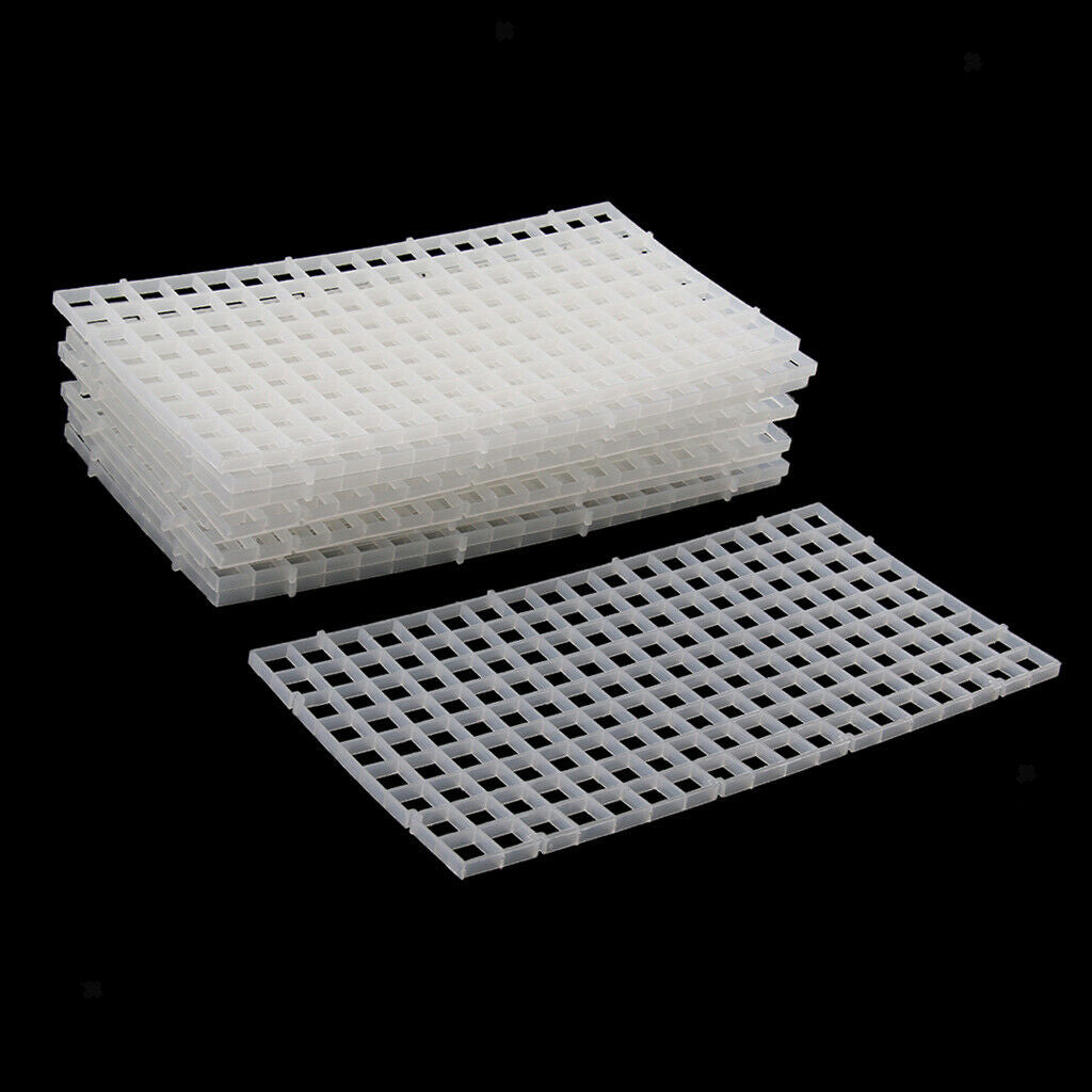 20 Packs Aquarium Plastic Divider Fish Tank Isolation Board Semi-transparent