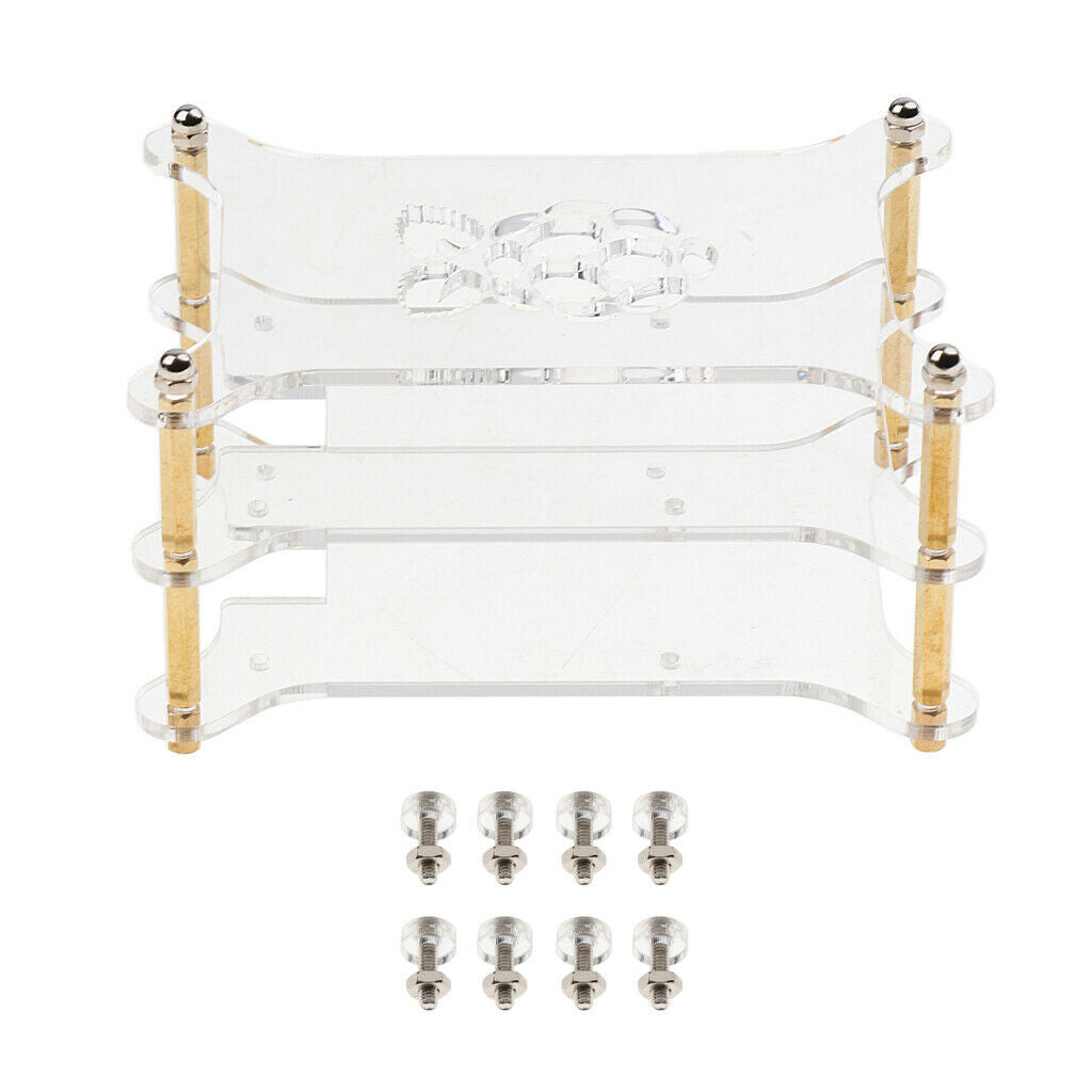 Acrylic Stack Enclosure Stackable Dog Bone Shape for  3 /2