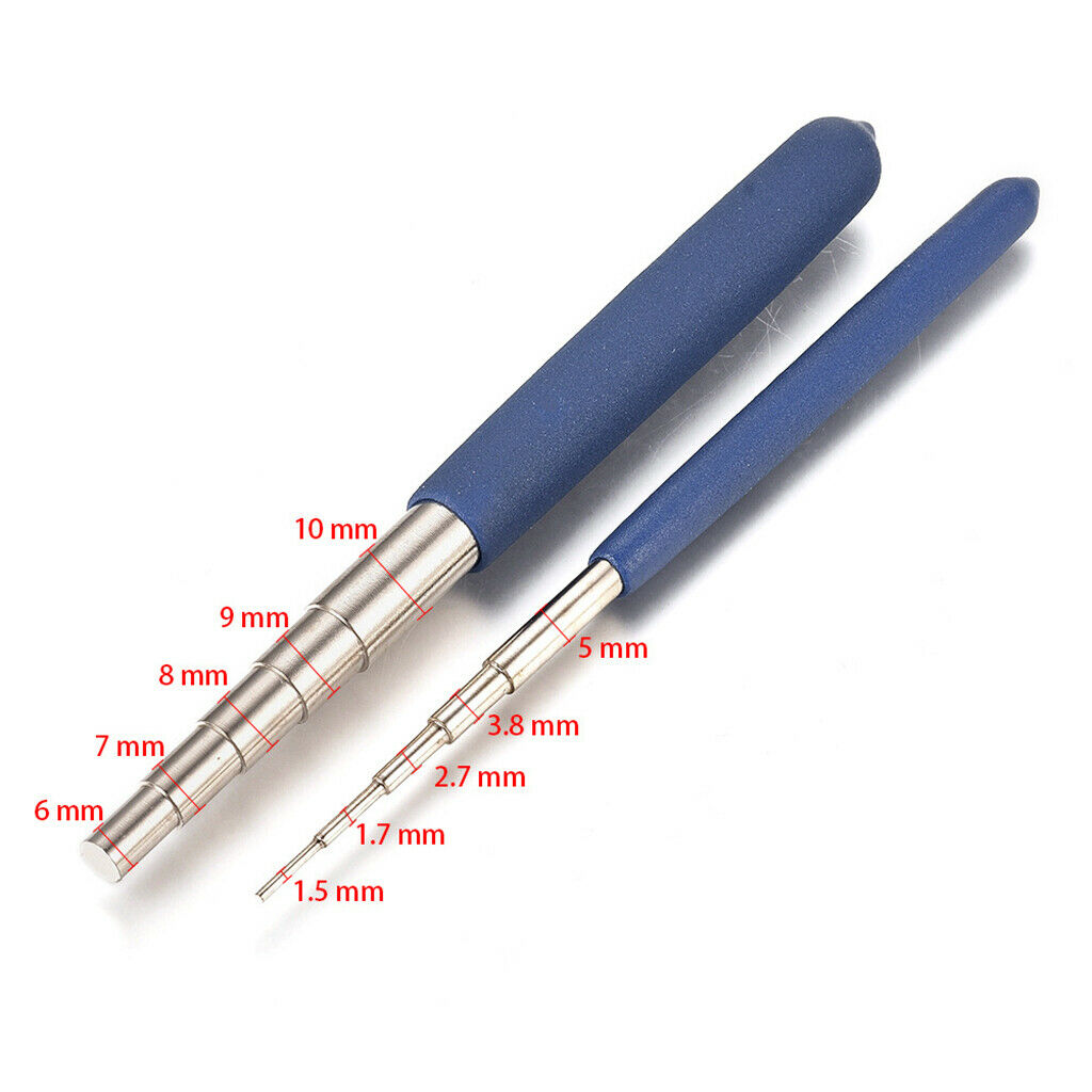 DIY Coil Building Sticks Rods 2pcs Coiling Tool Micro Coil Jig Chrome Plated