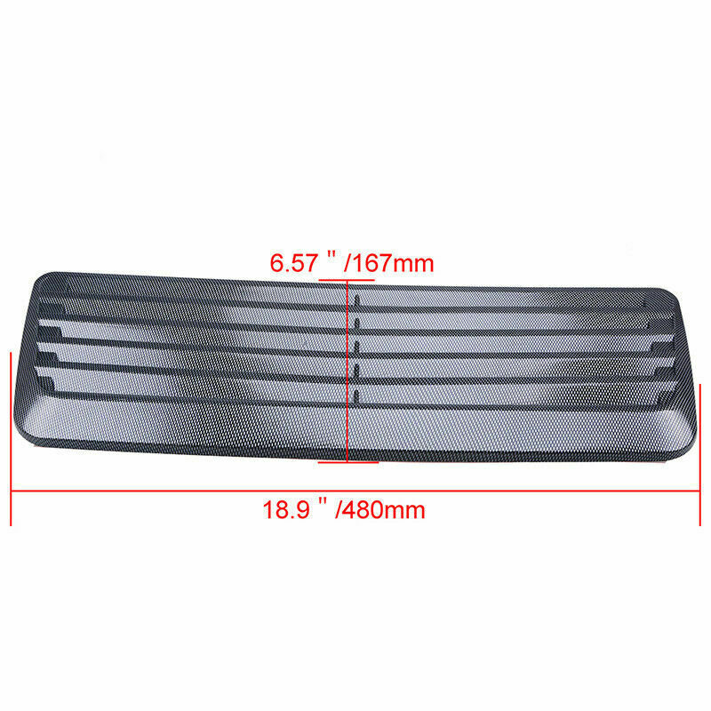 Carbon Fiber Look Decorative Air Flow Cover Hood Bonnet Intake Scoop Turbo Vent