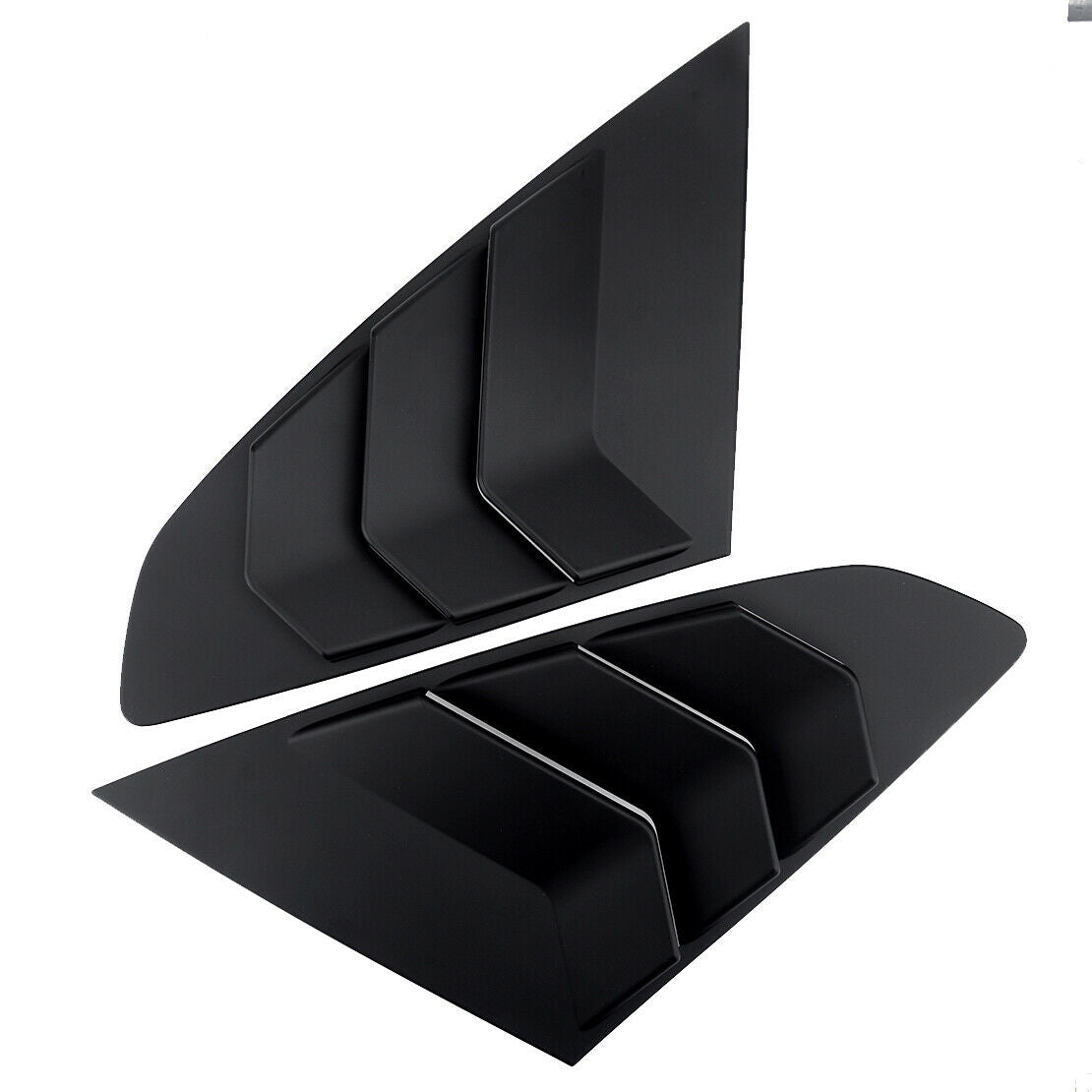 2pcs Rear Side Window Vent Scoop Louvers Cover Trim Fit For VW Arteon 2019-2020