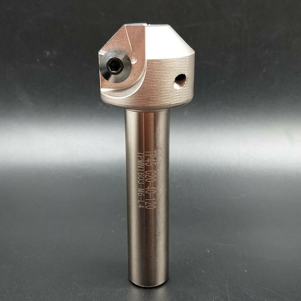 45° TP45 C20-40-120 CNC Chamfering drill tool holder For TPMN1603 inserts
