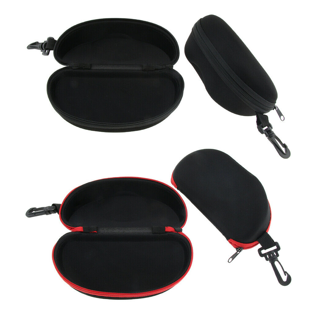 Pack of 4, Hard EVA Sunglasses Cases Containers Boxes, Protective Cases for