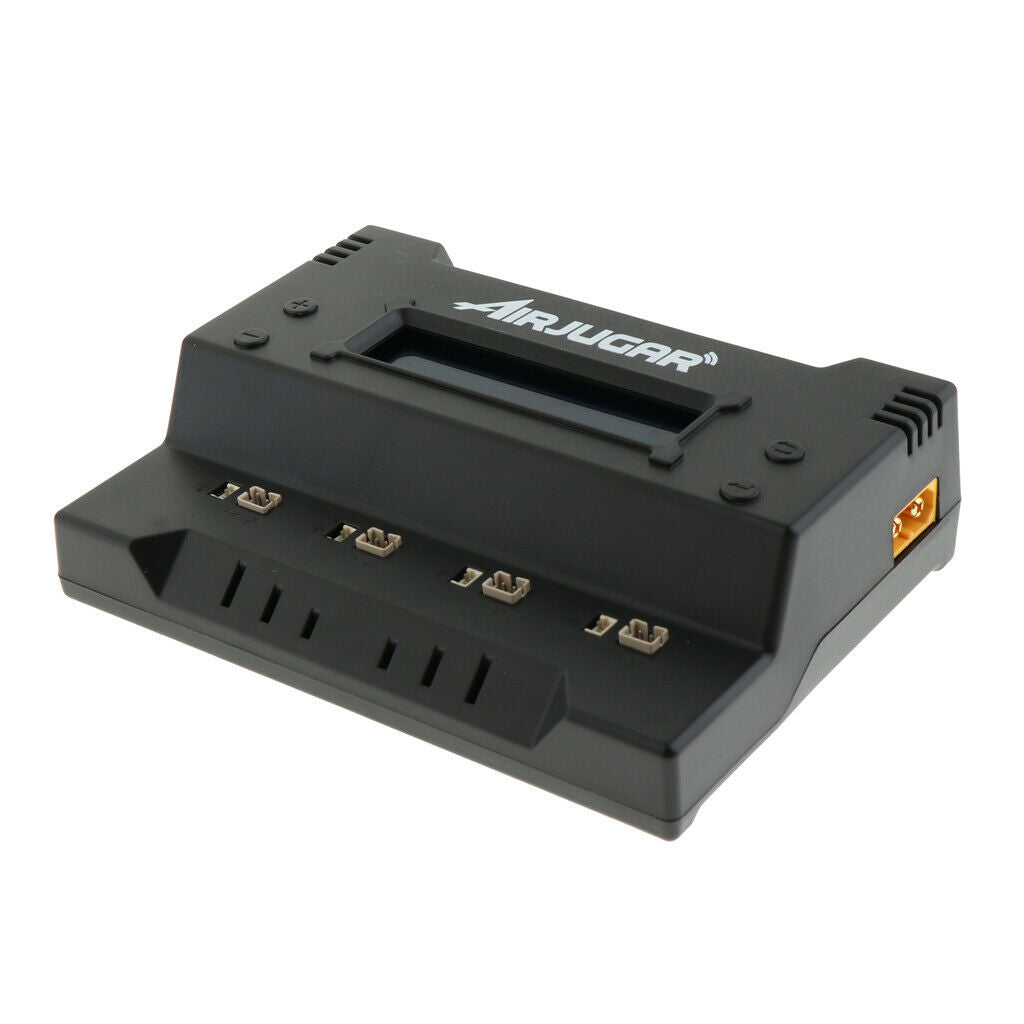 4 Port Intelligent Battery Charger 1602 LCD Display