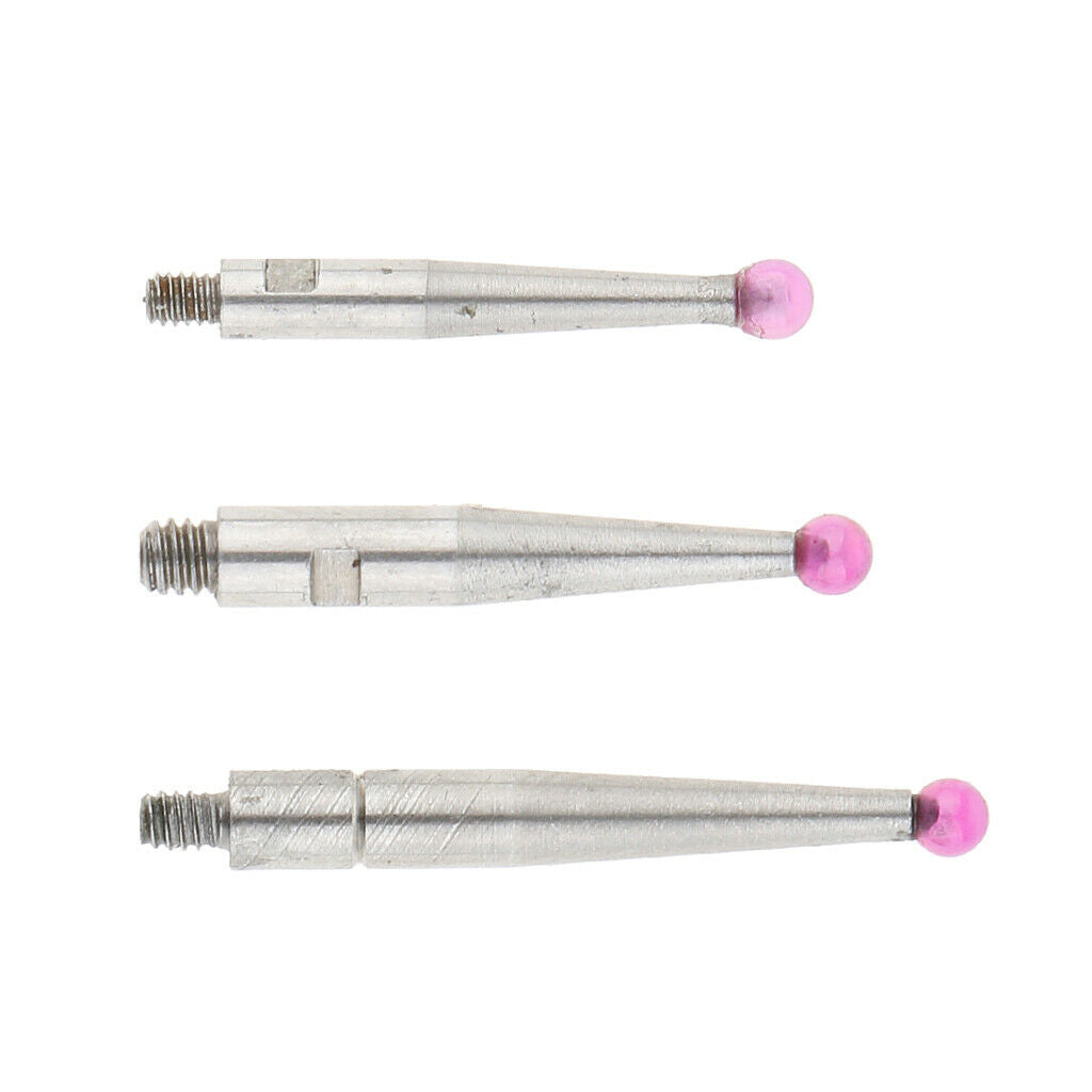 Test Indicator Dial Ruby Probe Head Indicator Measuring Tools M1.4+M1.6