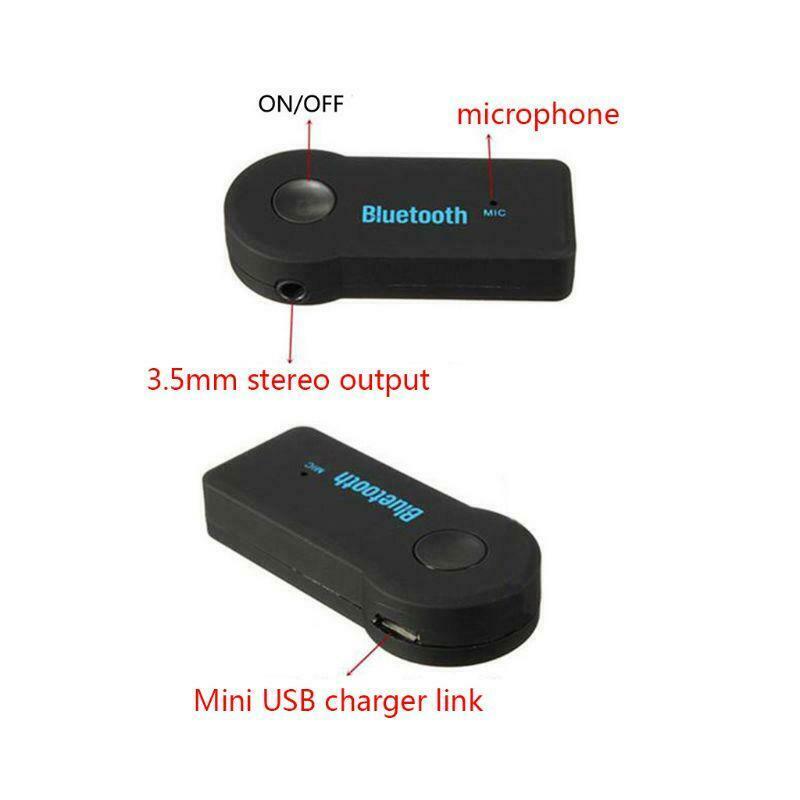 AUX3.5mm Jack Bluetooth Receiver Car Wireless Adapter Transmitter Music Receiver