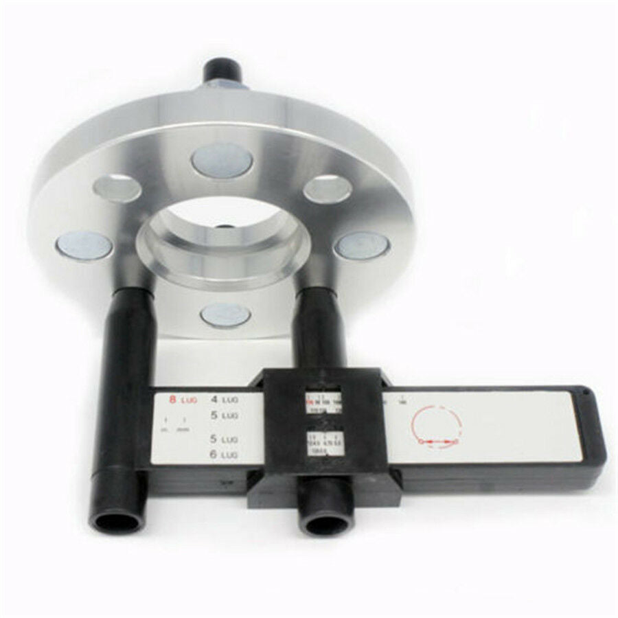 Precise Tire Bolts Wheel Rims Ruler Pattern Gauge 4 5 6 8 Lug PCD Measuring Tool