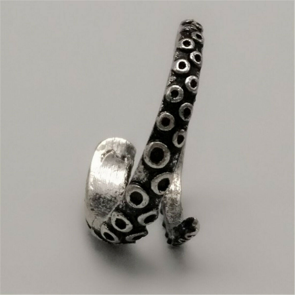 Retro Punk Octopus Open Tentacle Ring Nautical Sea Squid Gothic Witch Warlock