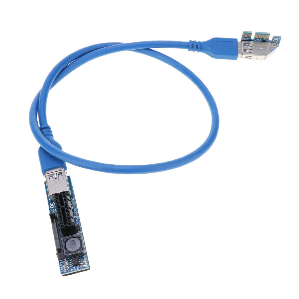 0.6M PCI-E USB 3.0 Cable Express 1X to 1X Extension Cable UEX101 NEW HOT