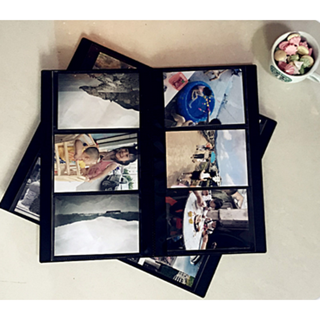 5x3.5" Family Photo Album 132Pocket Memo Book for   Instax Mini Paper