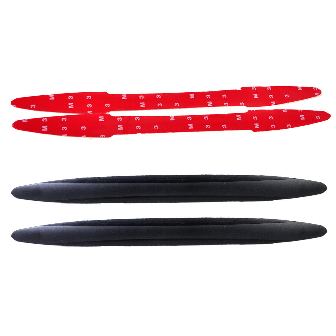 2x Car Bumper Streamline Edge Protector Strip Corner Guard Anti-rub Scratch An