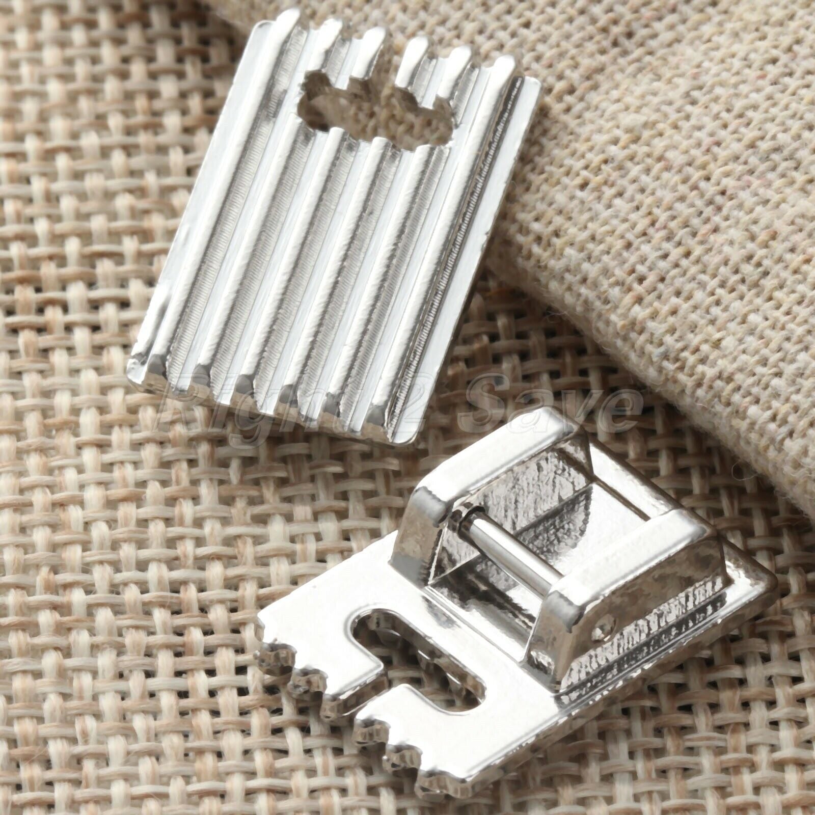 1.35*2cm Domestic Sewing Machine Tucker Presser Feet Foot 7 Grooves Parts Tools