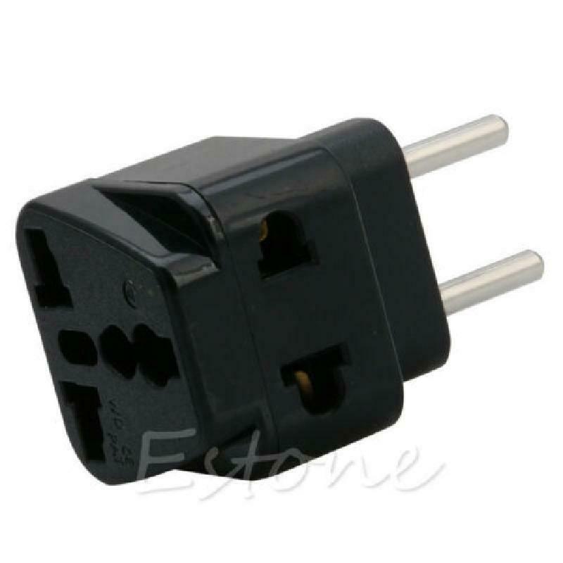 Universal UK/US/EU/AU to EU EUROPE Travel Power Adapter Plug Converter