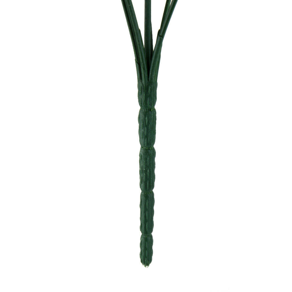 1x Artificial Plastic Green Leaves Grass Plant Home Decoration 37 Cm Height