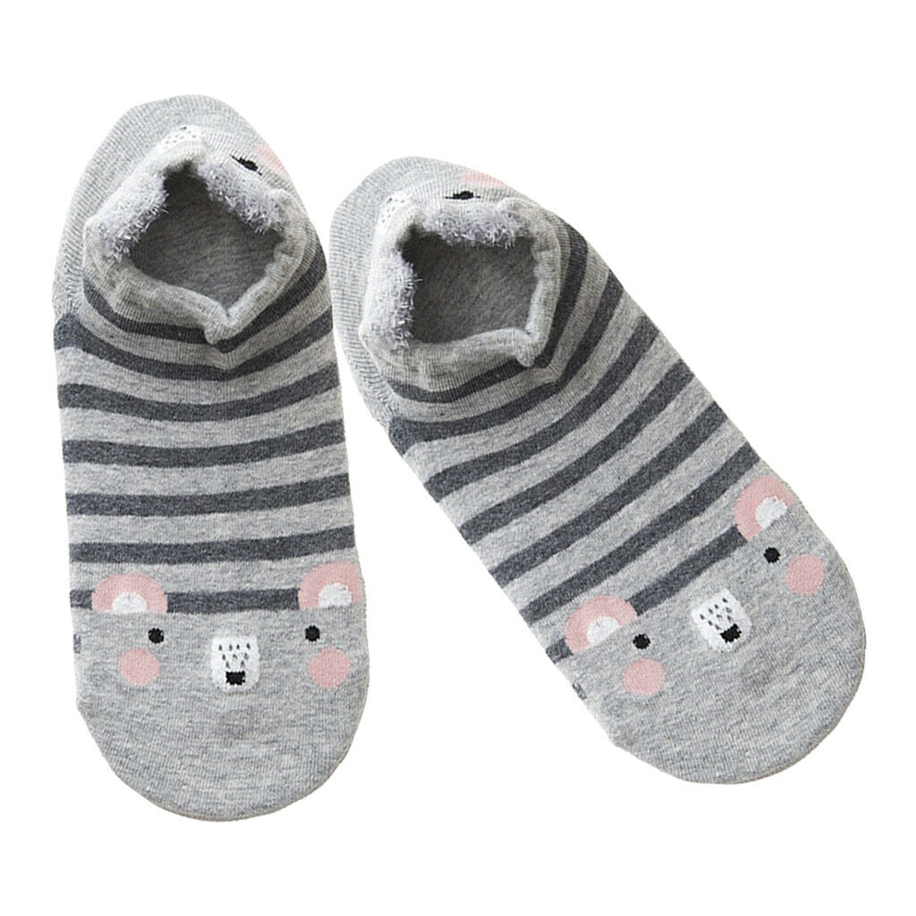 1Pair Girls Cotton Nonslip Boat Socks Summer Spring Low Ankle A,Boat Socks