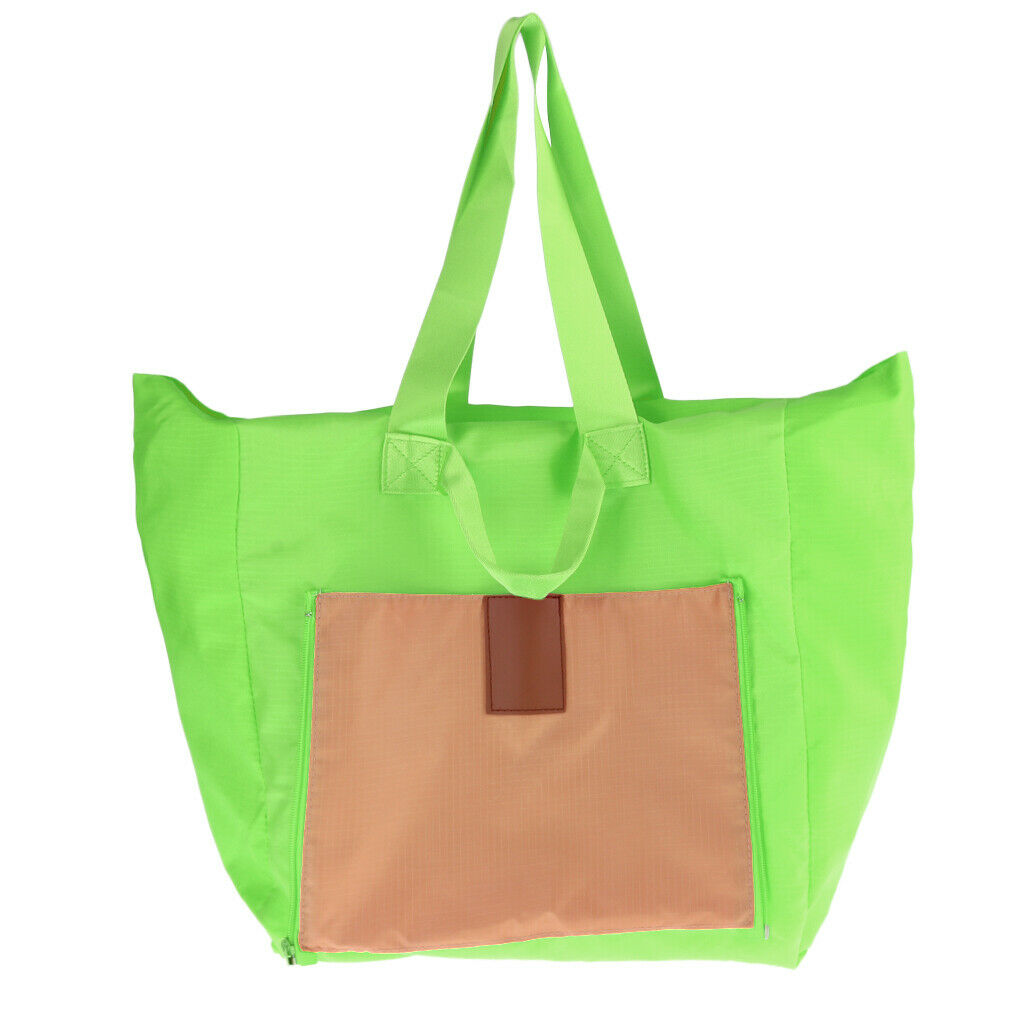 Lightweight Tote Bag Shoulder Bag for Gym Hiking Picnic Travel Beach Green