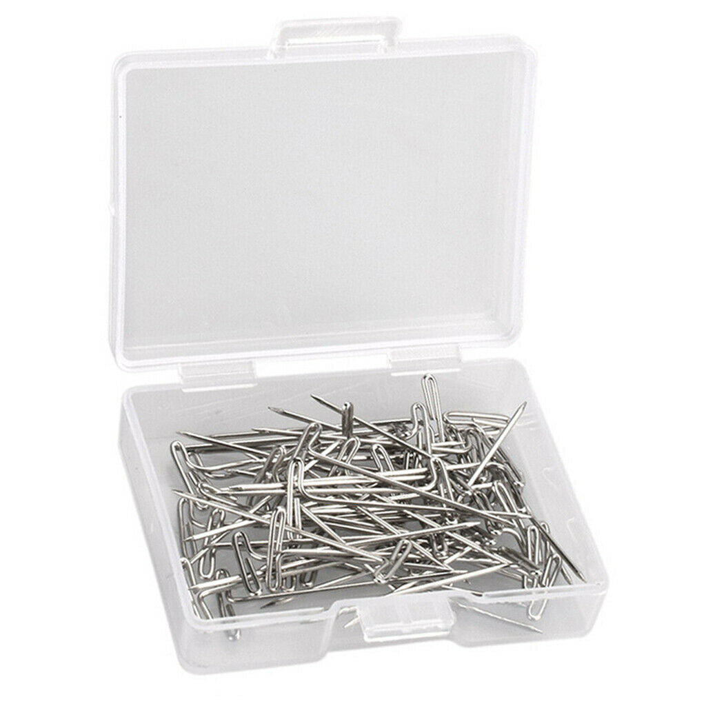 Steel T-pins 1.2 inch for Blocking Knitting, Modelling and Crafts, Wig Making