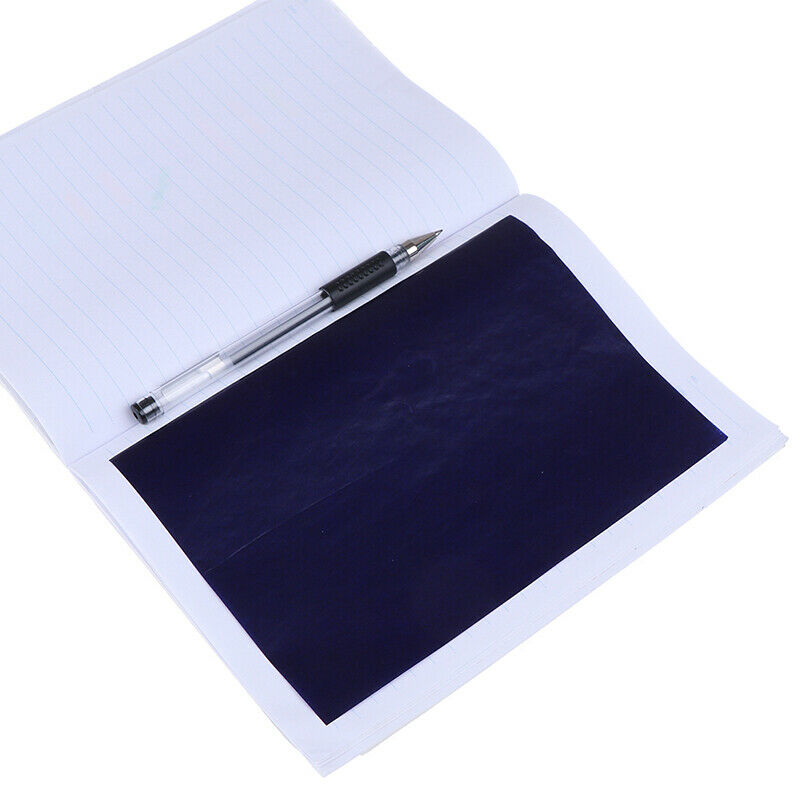 100 Sheets A5 Dark Blue Carbon Hand Stencil Transfer Paper Hectograph Repro  SJ