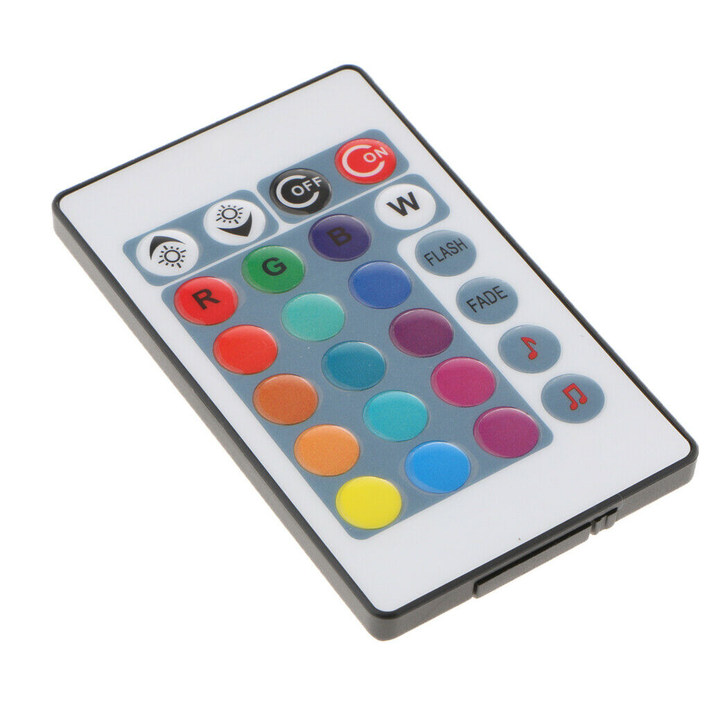24 Key Wireless IR Remote Control Music Sound Controller For RGB Strip Light