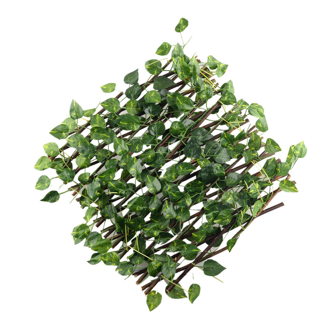 Trellis Artificial Green leaf Fence Wall Expanding Garden Protected Décor.