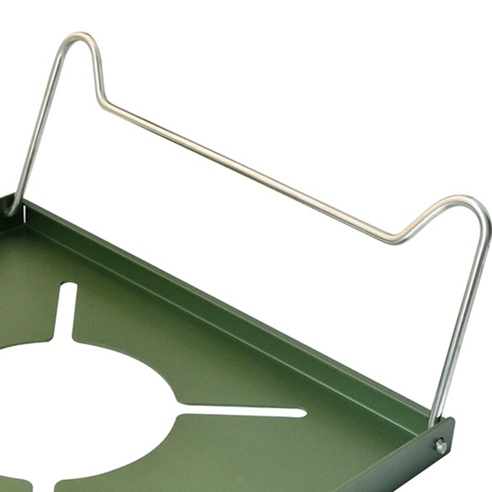 Outdoor Folding TableCamp Burner Stand Holder BBQ Grill Desk Hiking RV Green