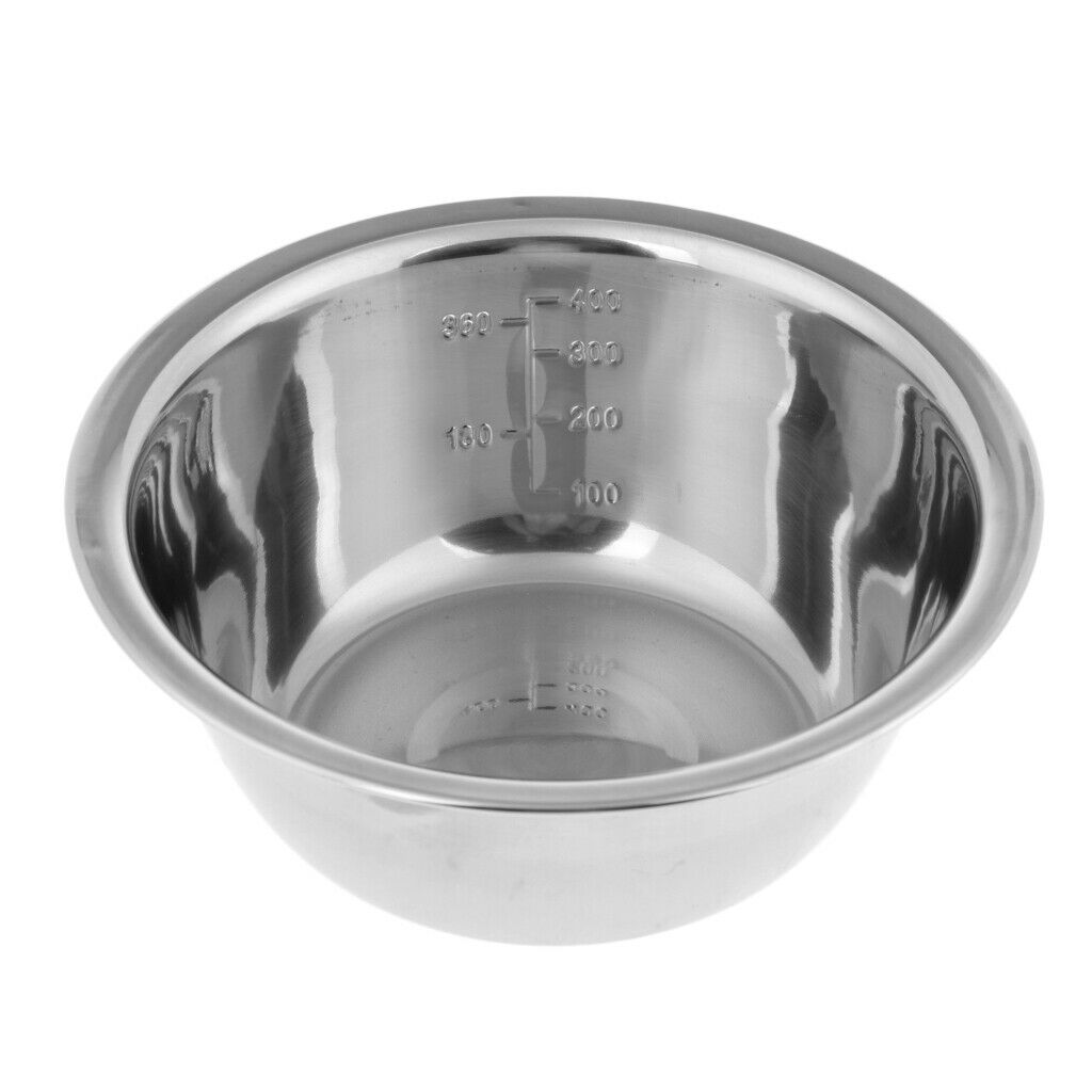 5 Pcs Container Stainless Steel Mixing Bowls Set Outdoor Camping