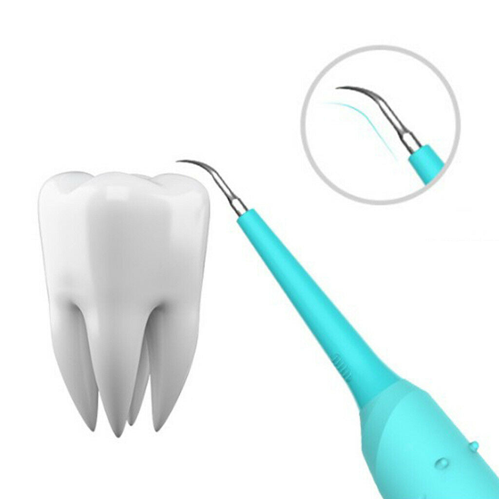 Ultrasonic Electric Tooth Cleaner USB Rechargeable Tool Floss Teeth Cleaning