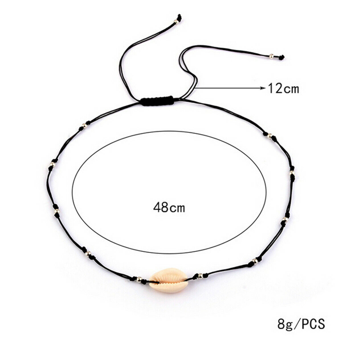 Stylish Beach Bohemian Sea Shell Pendant Chain Choker Necklace Fashion Jewelry