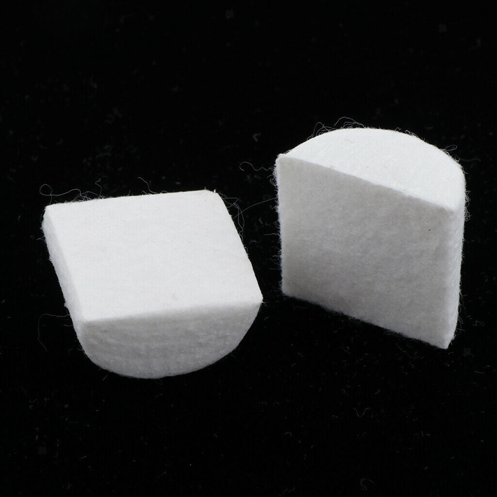 2 Packs Wool Felt Drum Dampers Electric Drums Beater Heads Instrument Kit