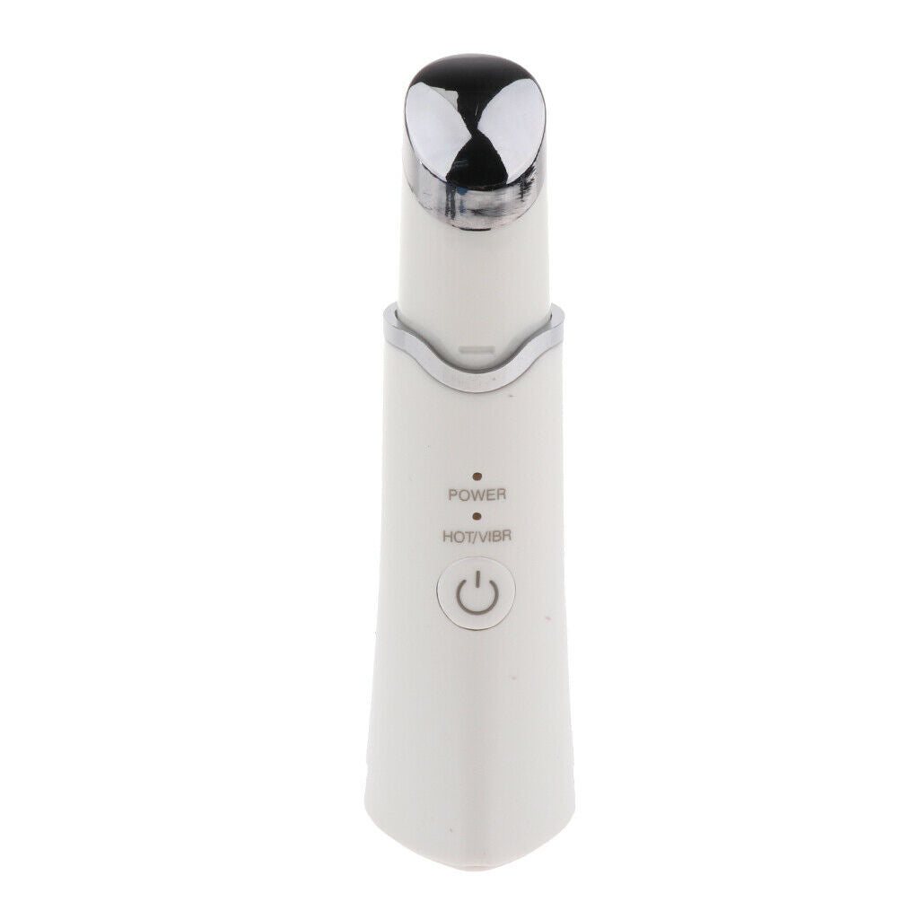 USB Vibration Face Eye Massager Wand Relieve Dark Circle Puffiness White