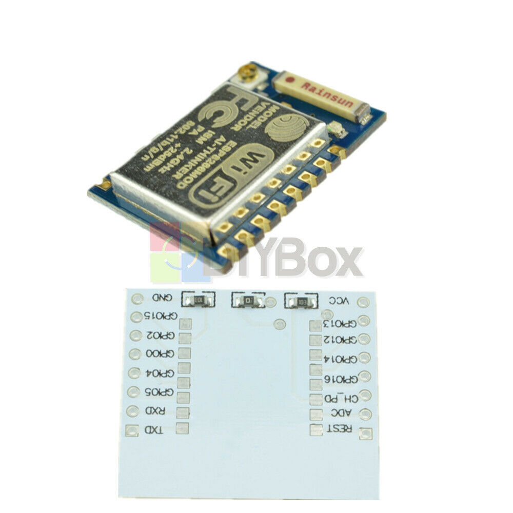 ESP8266 ESP-07 Remote Serial Port WIFI Module + IO Adapter Plate Expansion Board