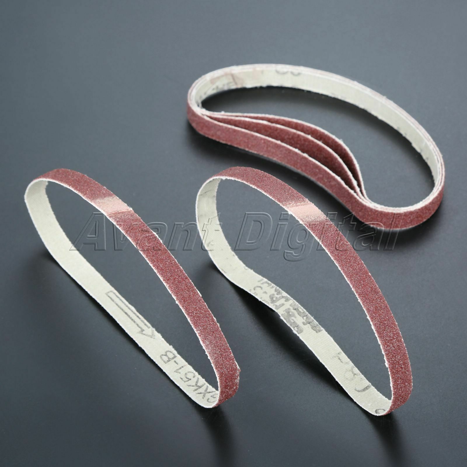 80# Grit Sanding Abrasive Belts Sander Sharpening Polishing Grinding Tool 5pcs