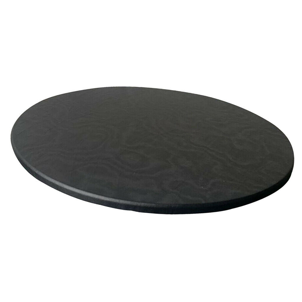 2-Pack Fitted Table Cover Round Tablecloths 120cm Dia for Catering Banquet