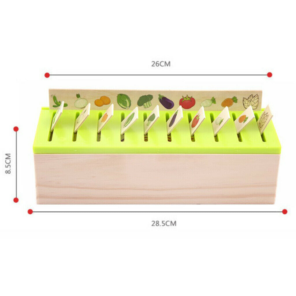 Toddler Kids Wooden Matching Grouping Toys Number Patterns Early Development