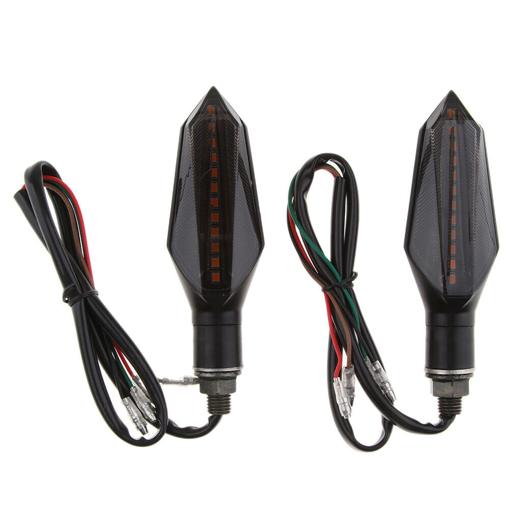 Daytime Running Lights LED High Brightness for Motorcycles ABS Plastic White