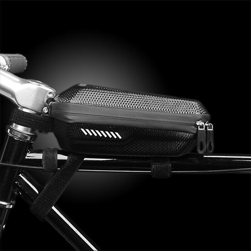 1PC Mountain Bike Bicycle Riding Hard Shell Bag Front Beam Upper Tube Waterproof