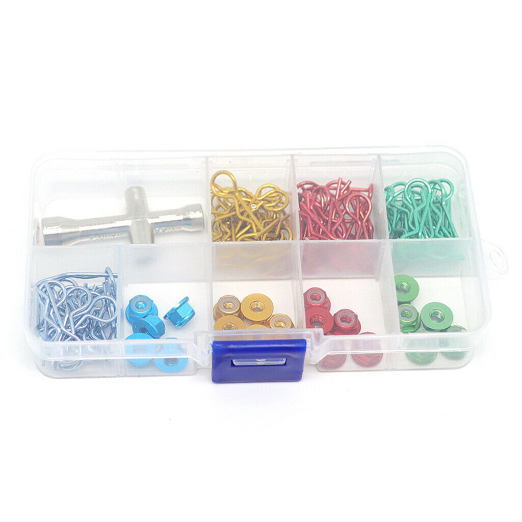 101x RC Body Shell R Clips Pin for 1/10 1/12 RC Car Buggy Truck Accessory