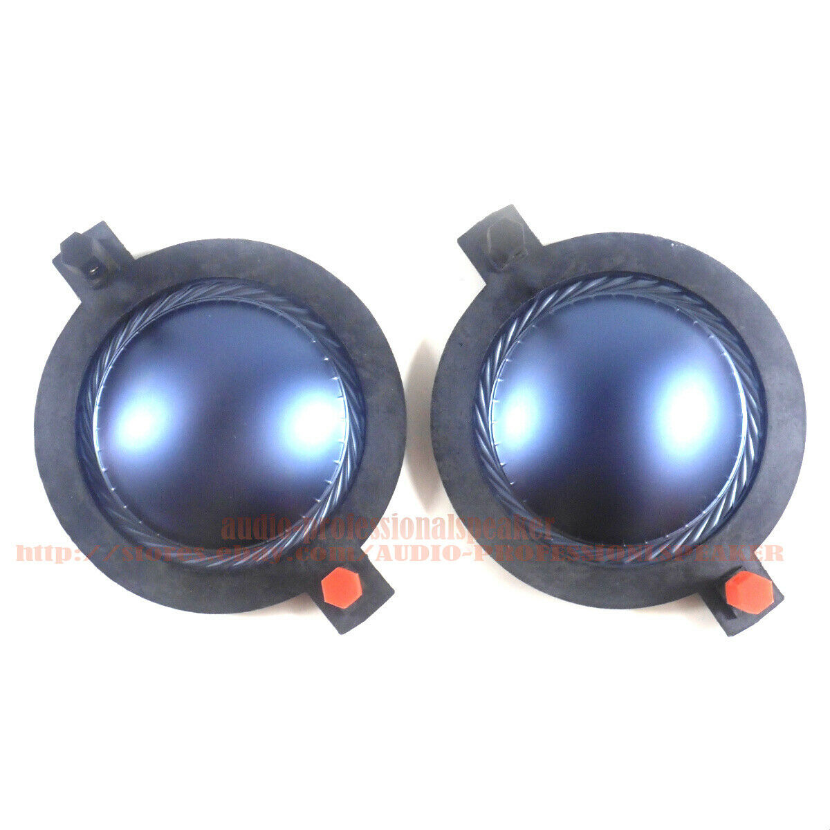2pcs Aftermarket Diaphragm For B&C DE750TN 74.46 74.5mm 8 ohm Blue Titanium