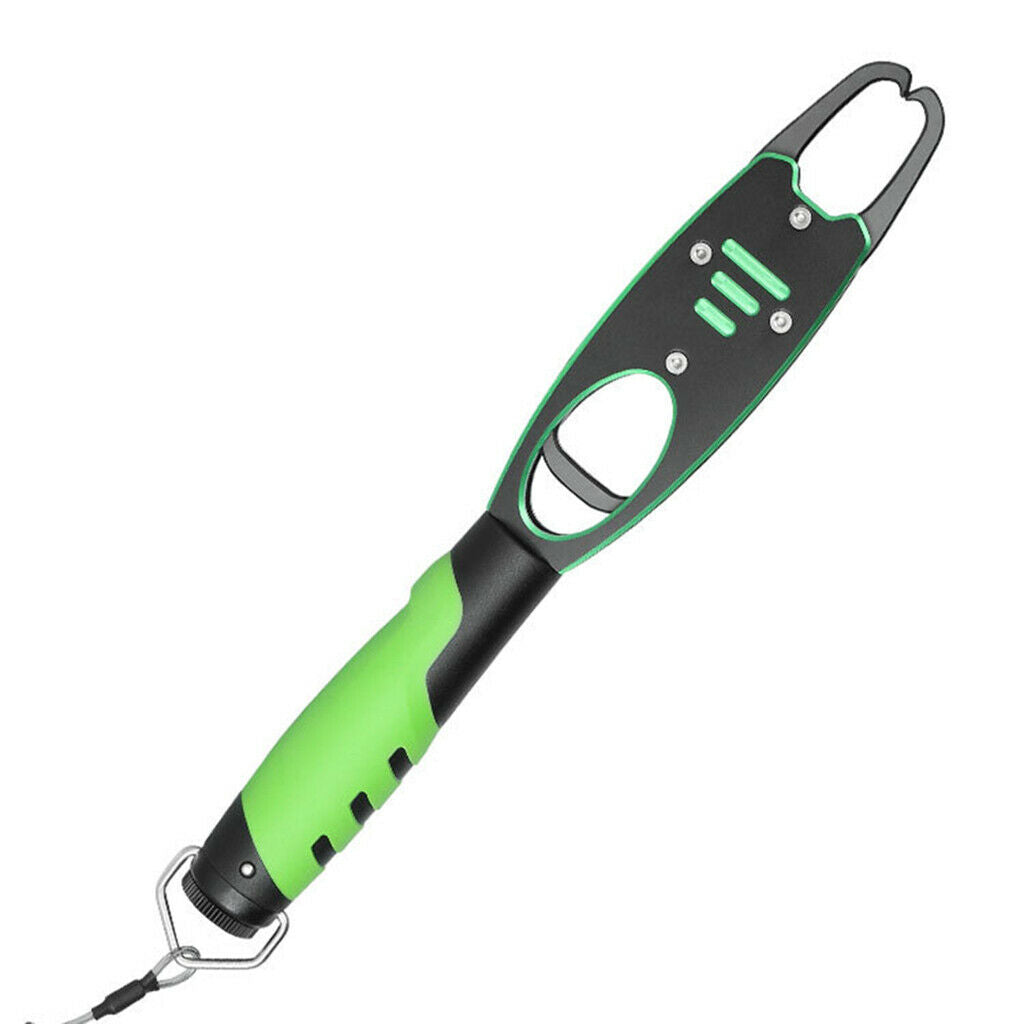 Fish Lip Gripper Holder Split Ring Cutters Plier Fish Controller 11.8" Green